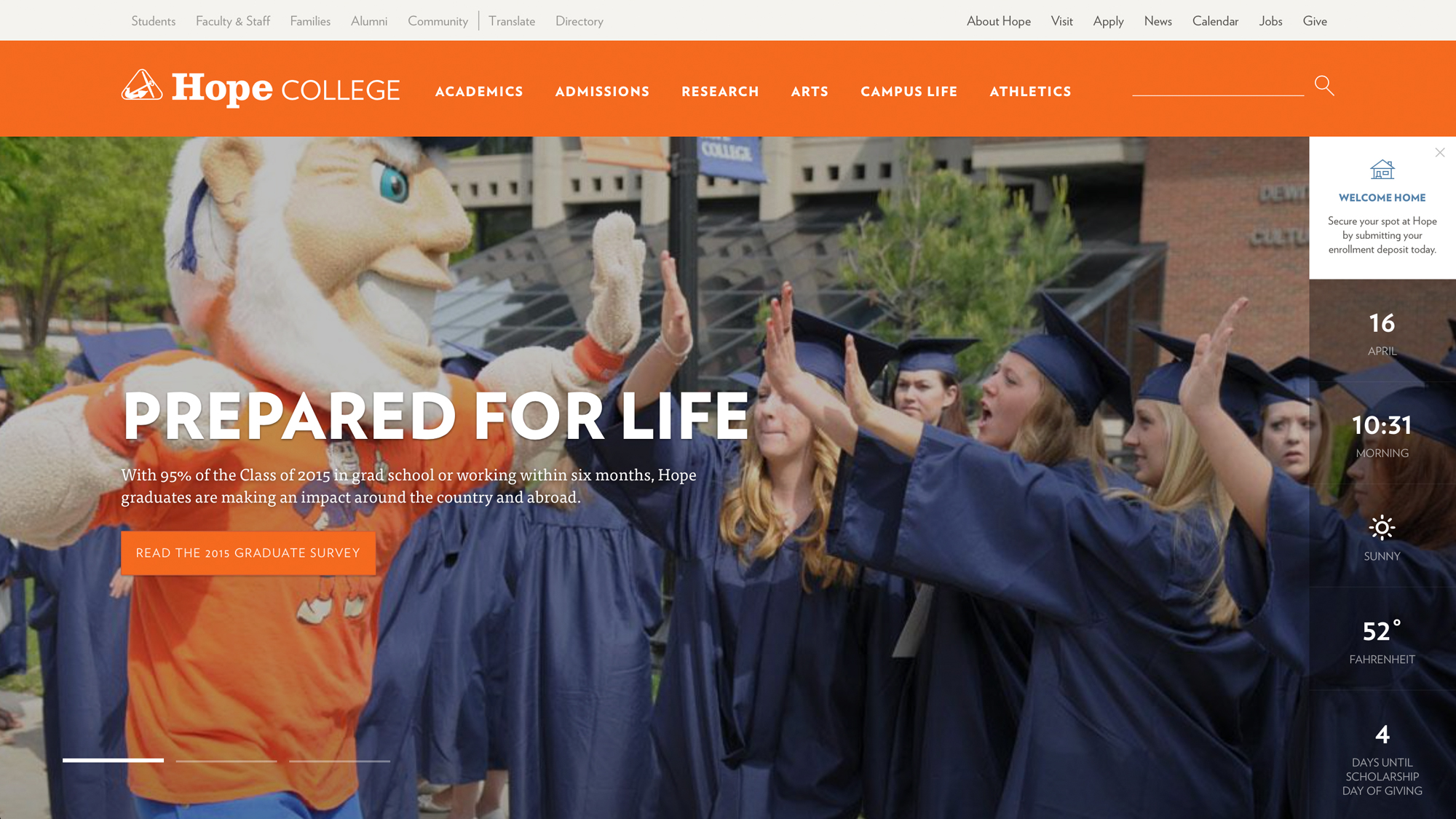 A preview of the Hope College project