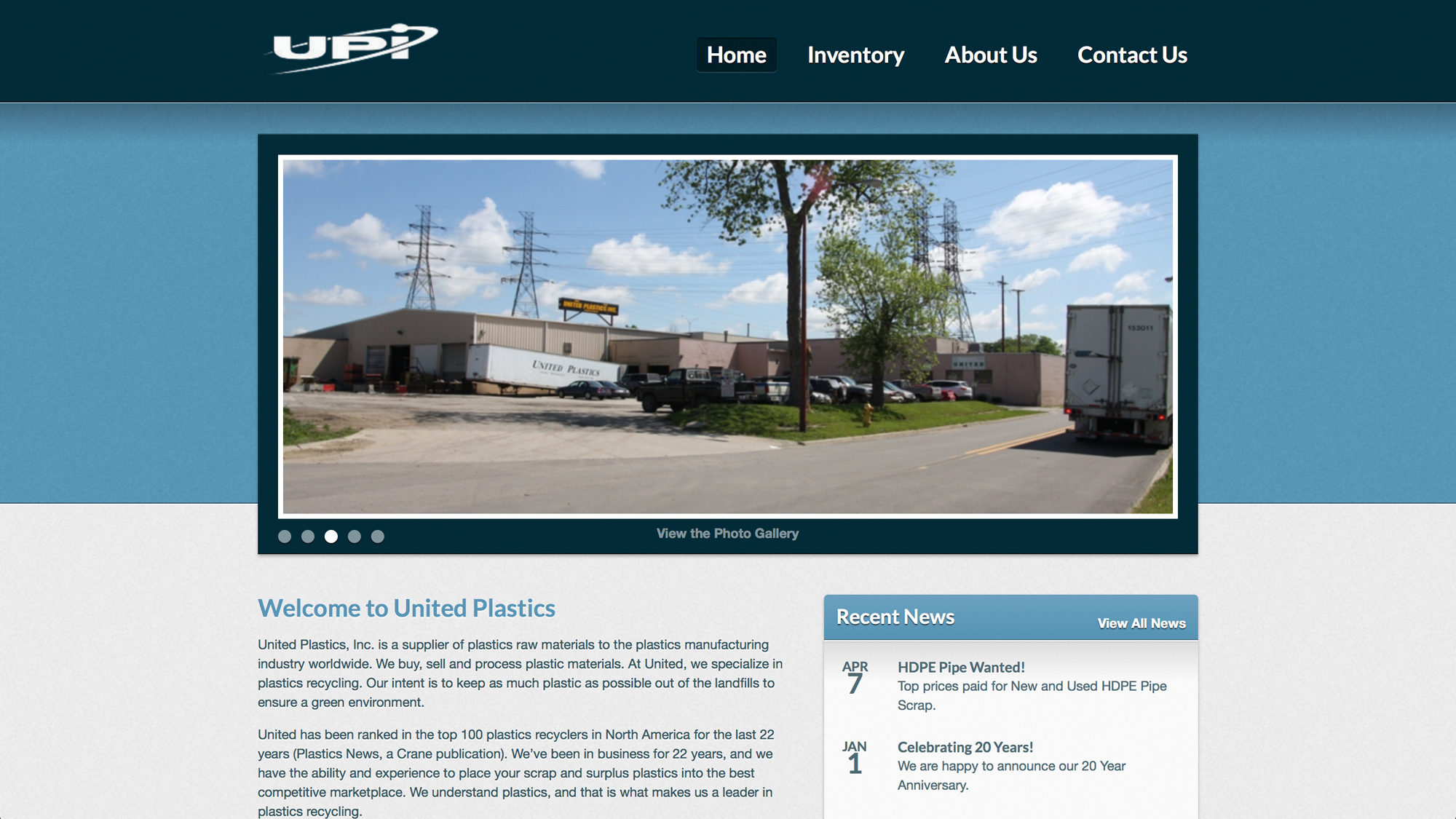 A preview of the United Plastics project